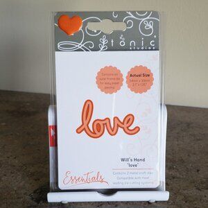 New "love" die cut